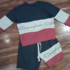 Champion shirt and shorts